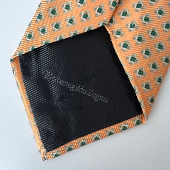 Ermenegildo Zegna Men’s Silk Neck Tie Necktie Made in Italy - Picture 5 of 8